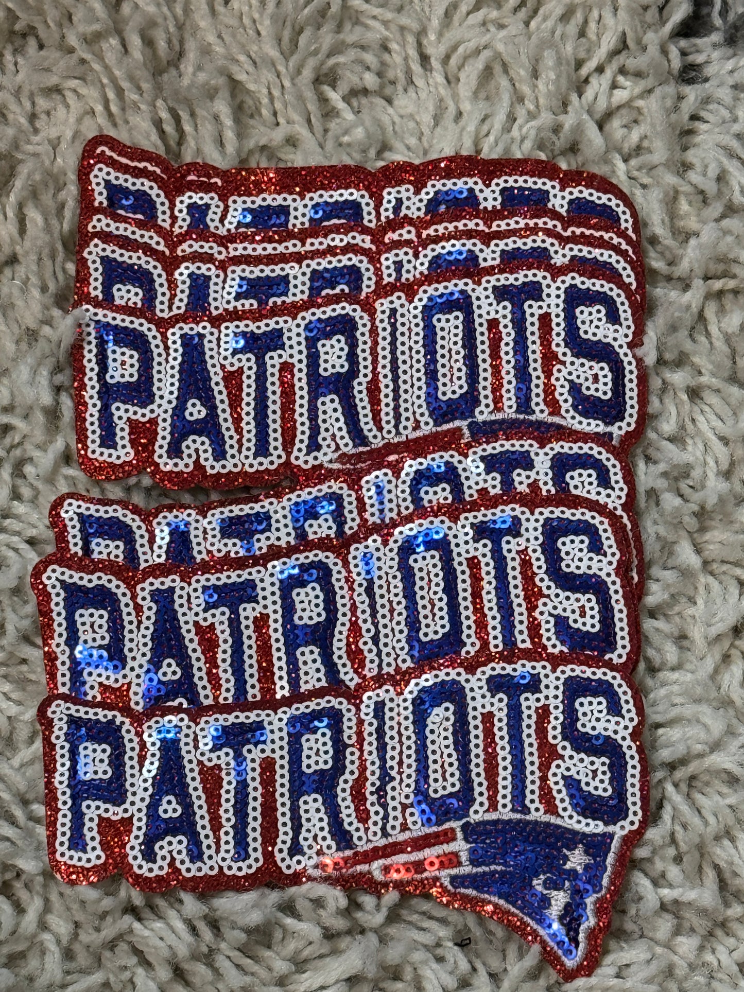New England Patriots Sequins patch