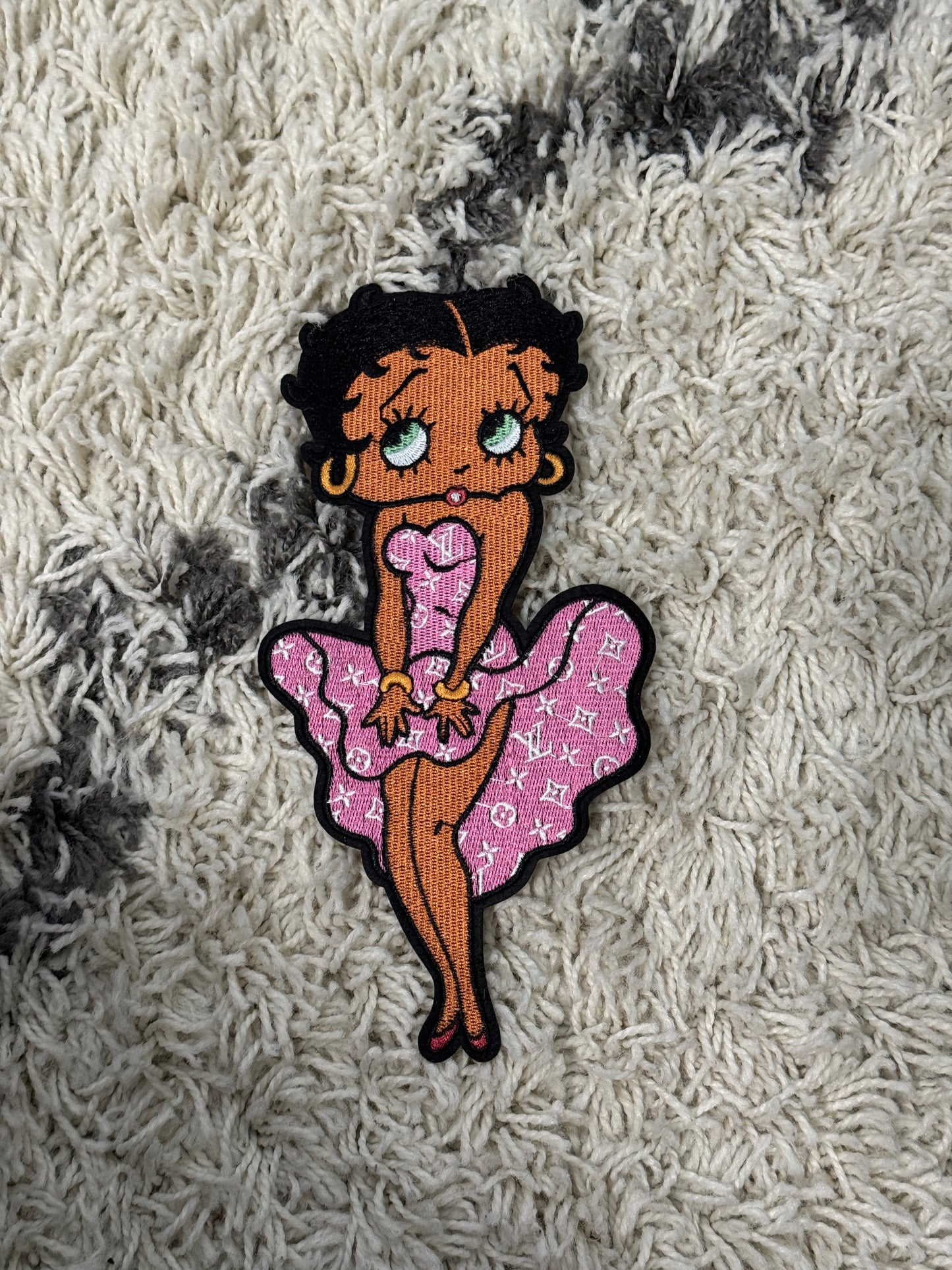 Betty Boop Inspired embroidery patches