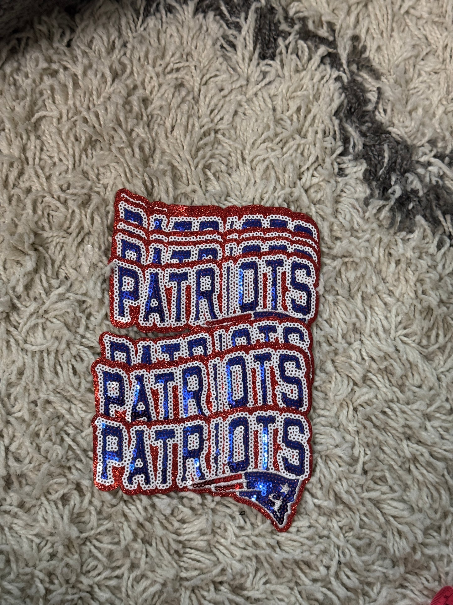 New England Patriots Sequins patch