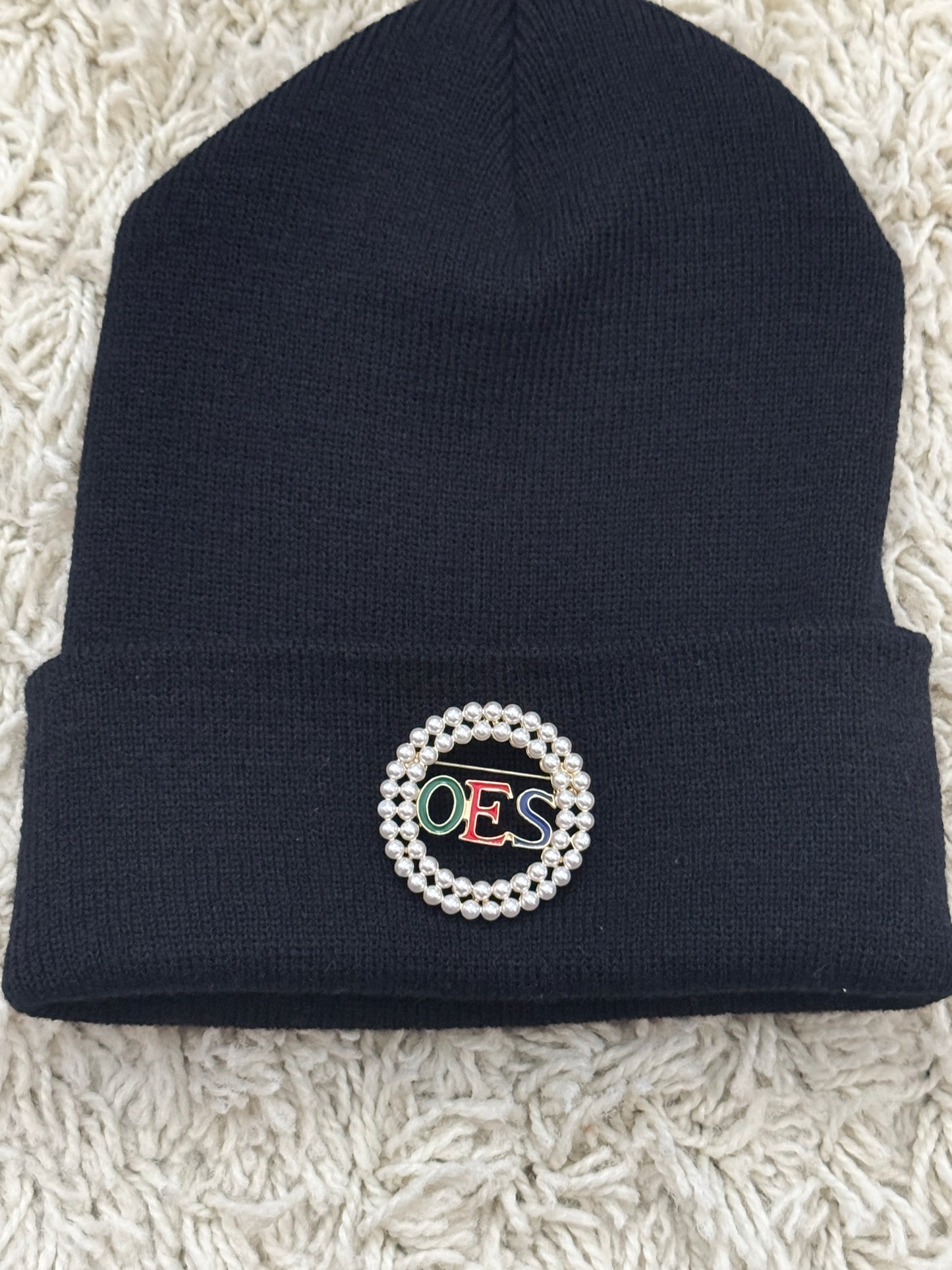 OES: Pearl Broach with OES insignia