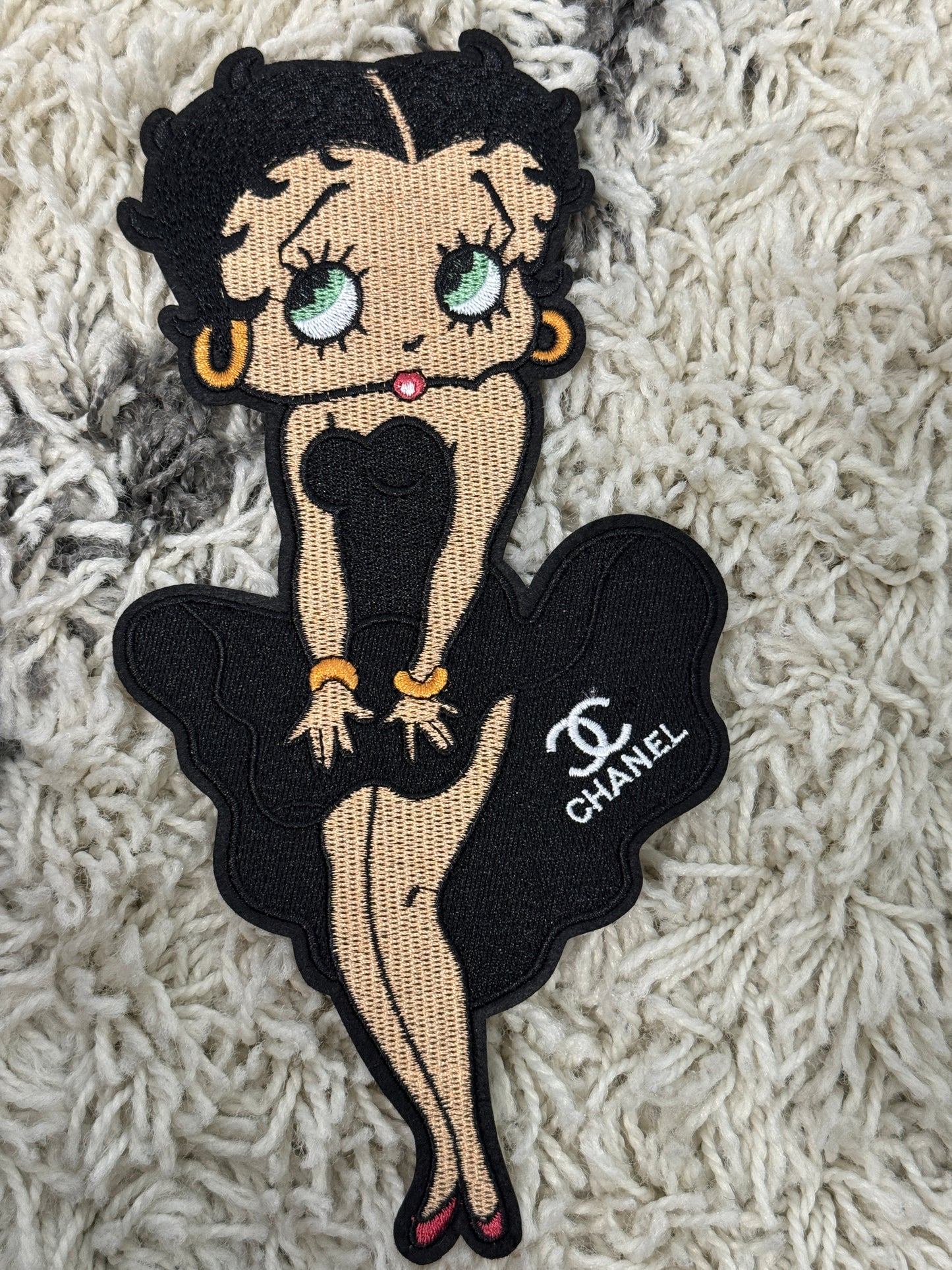 Betty Boop Inspired embroidery patches