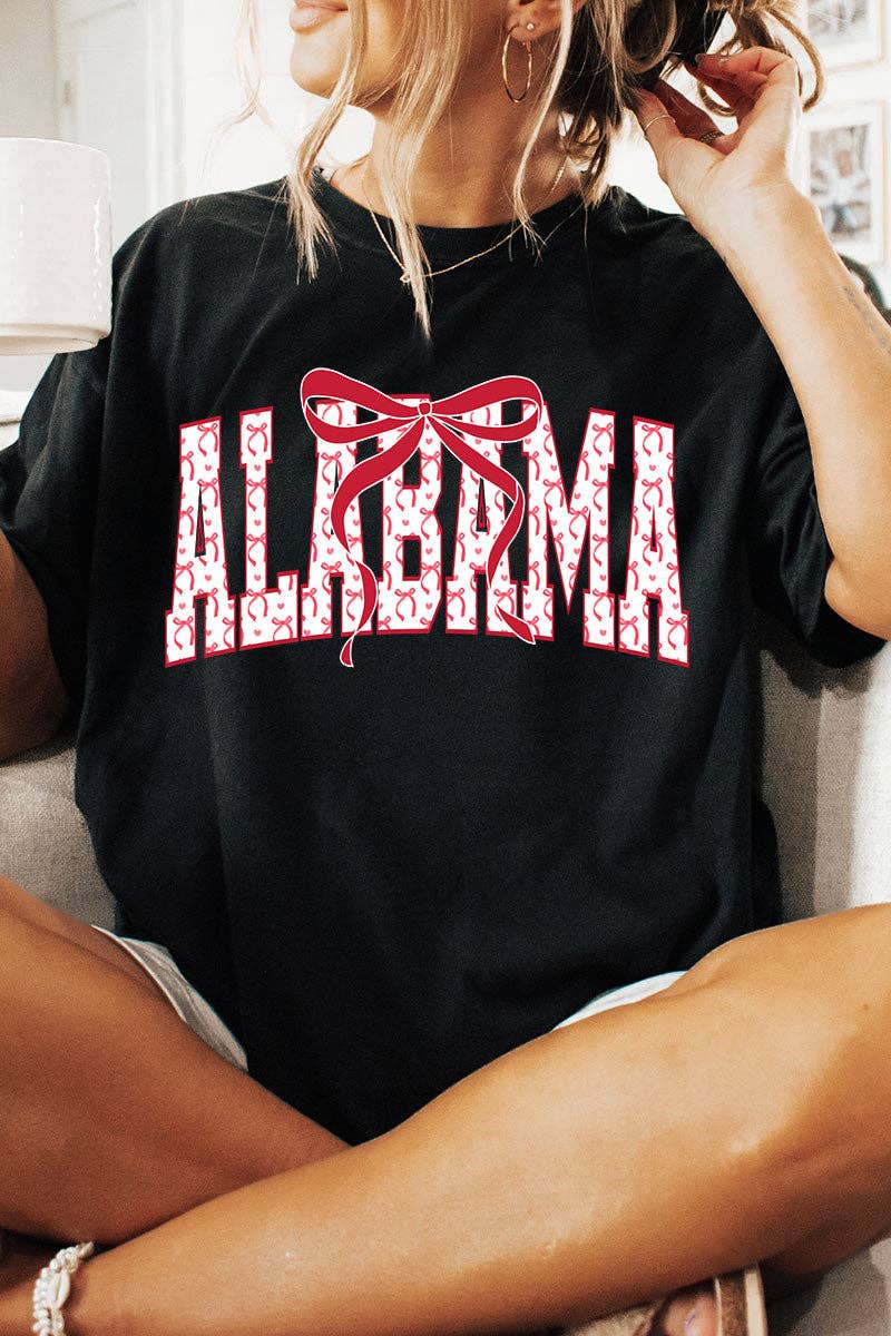Coquette Varsity Alabama Comfort Colors Adult Ring-Spun Cotton Tee