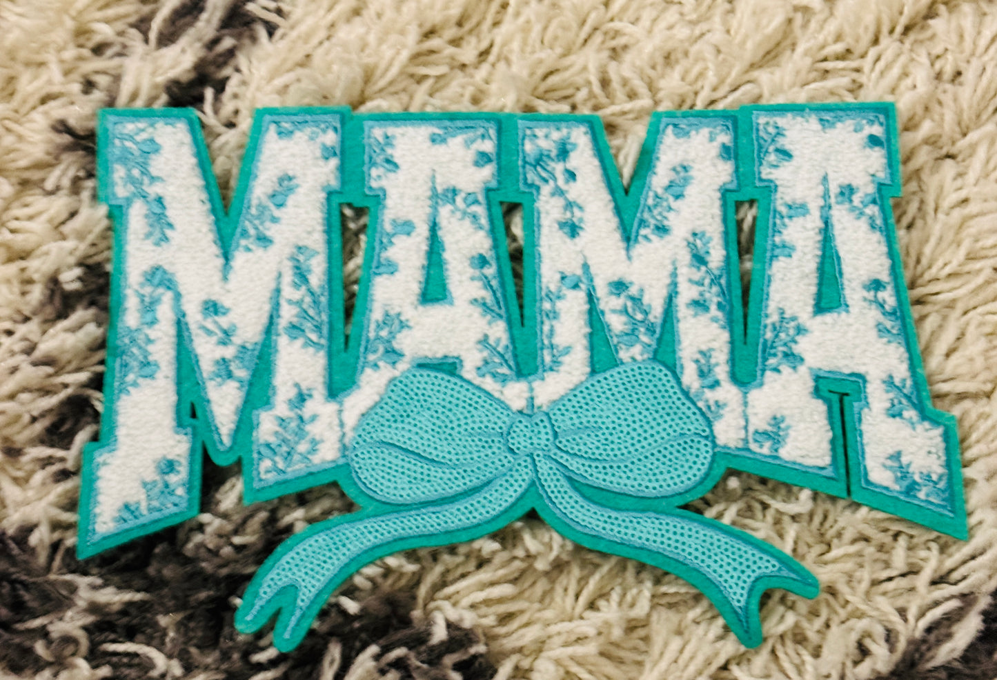 MAMA Chenille embroidery Patch