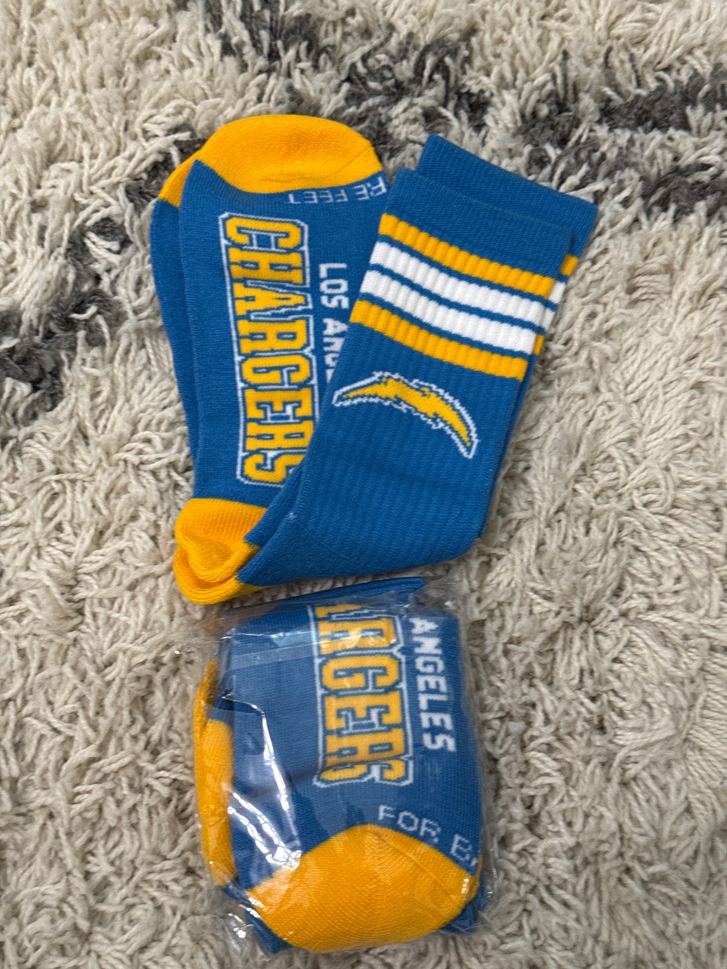 Football inspired socks - (Los Angeles)