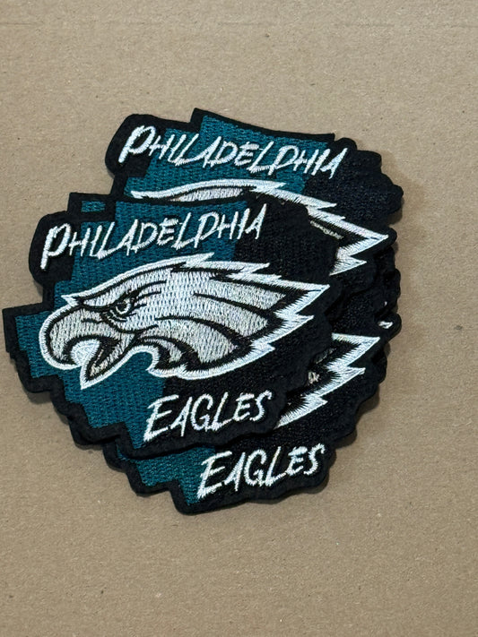 Eagles head embroidery patch, Philly, team sports