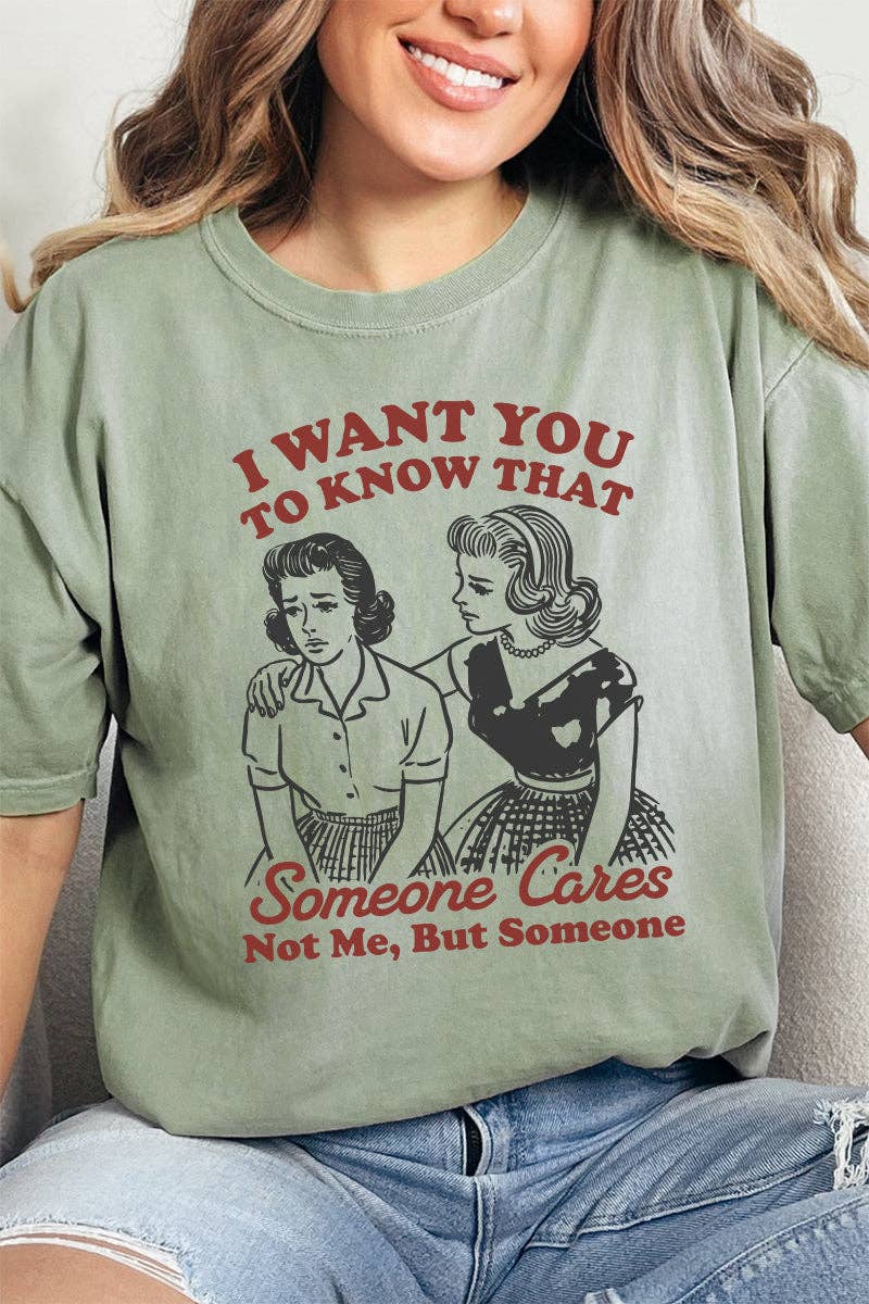 Someone Cares Not Me Comfort Colors Adult Ring-Spun Cotton Tee