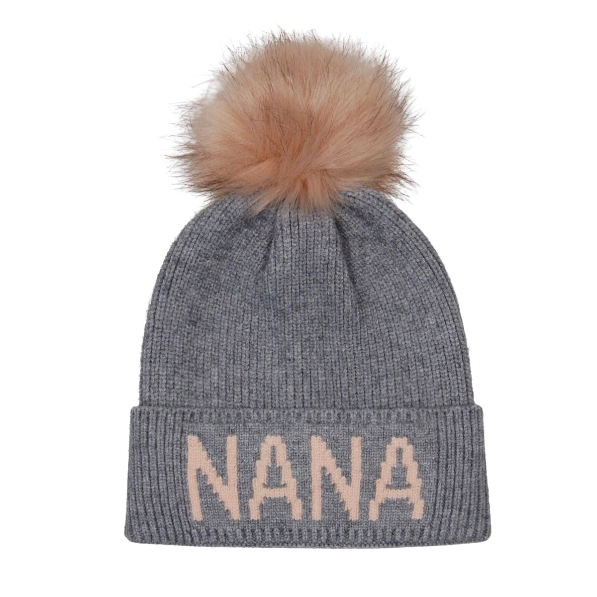 Nana Mama Mini PomPom Knit Beanie | Matching Family Winter Hats | HatPhile