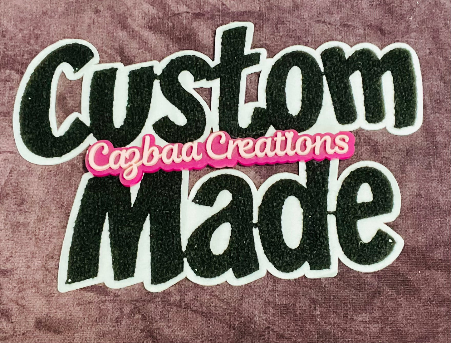 Custom Made Chenille Large Embroidery Patch,