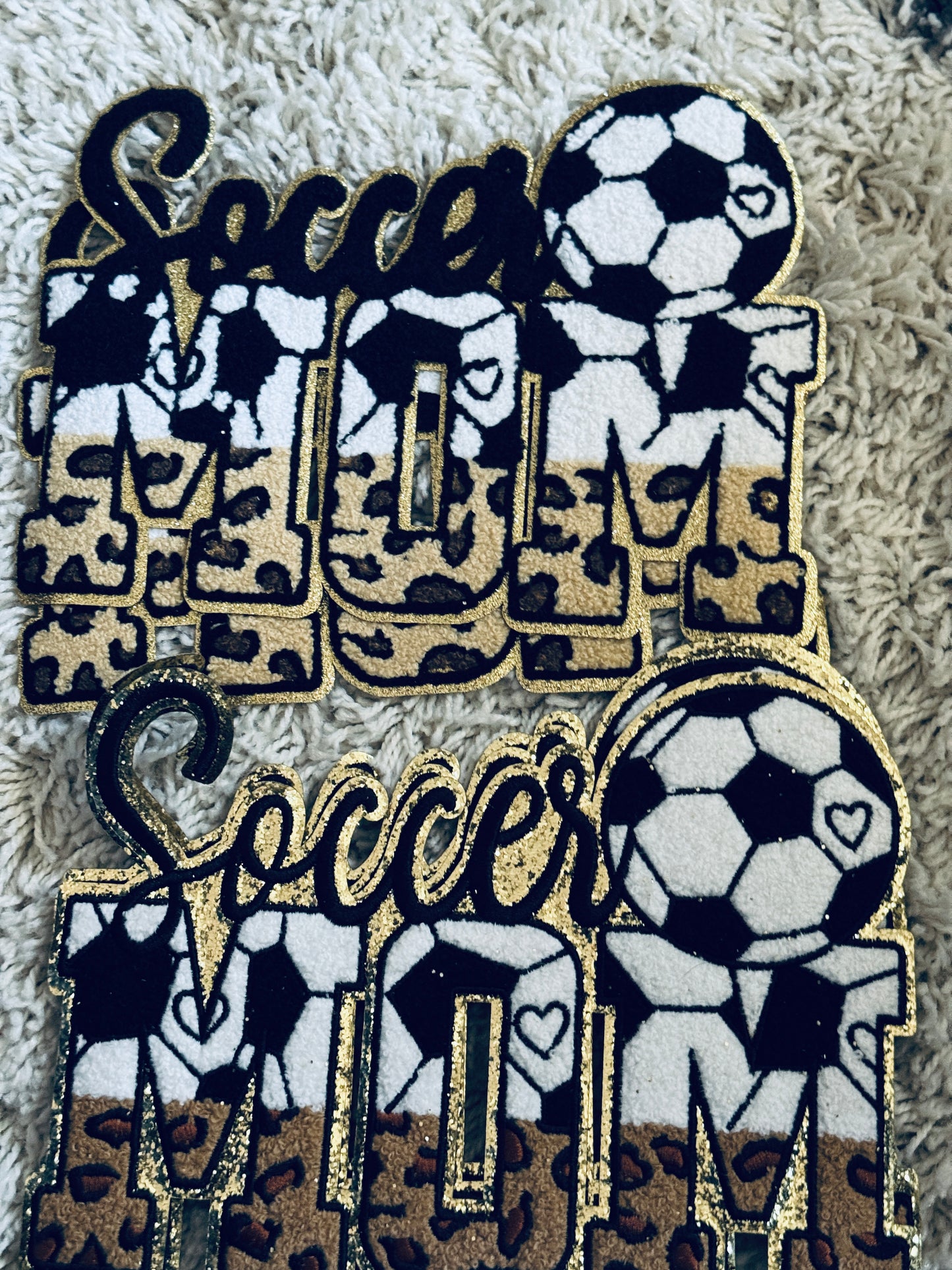 Soccer Mom Chenille patch