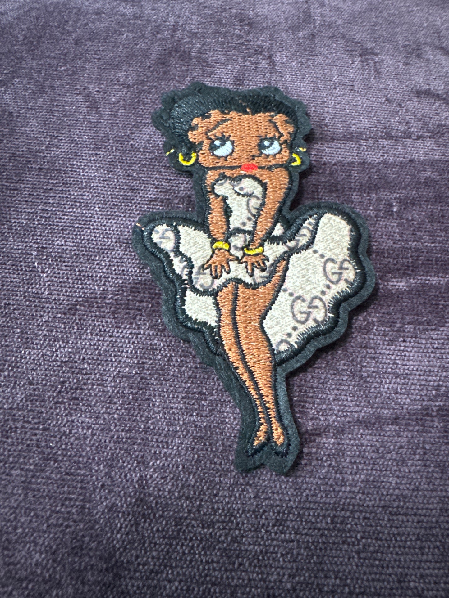 Date night Betty faux patch