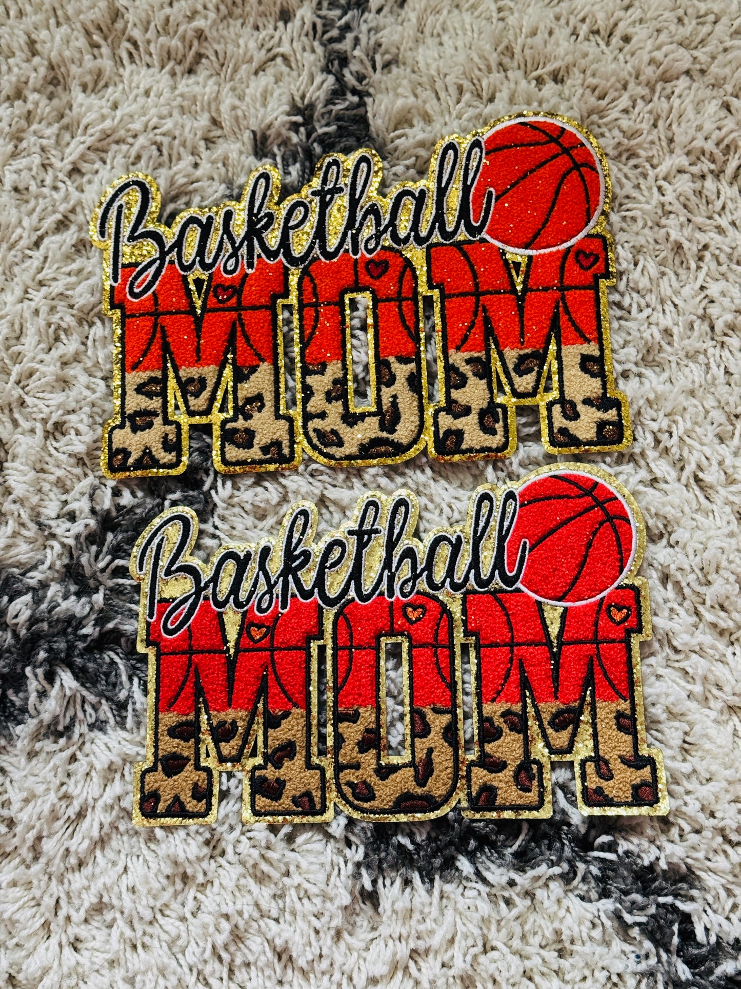 Basketball Mom Chenille patch