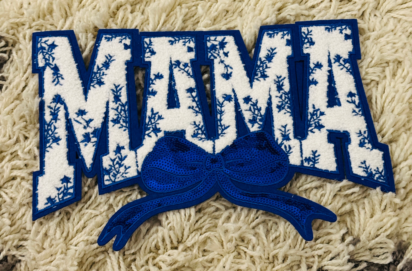 MAMA Chenille embroidery Patch
