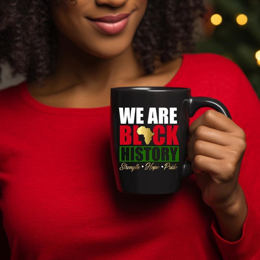 We are Black History 16 oz cup/mug