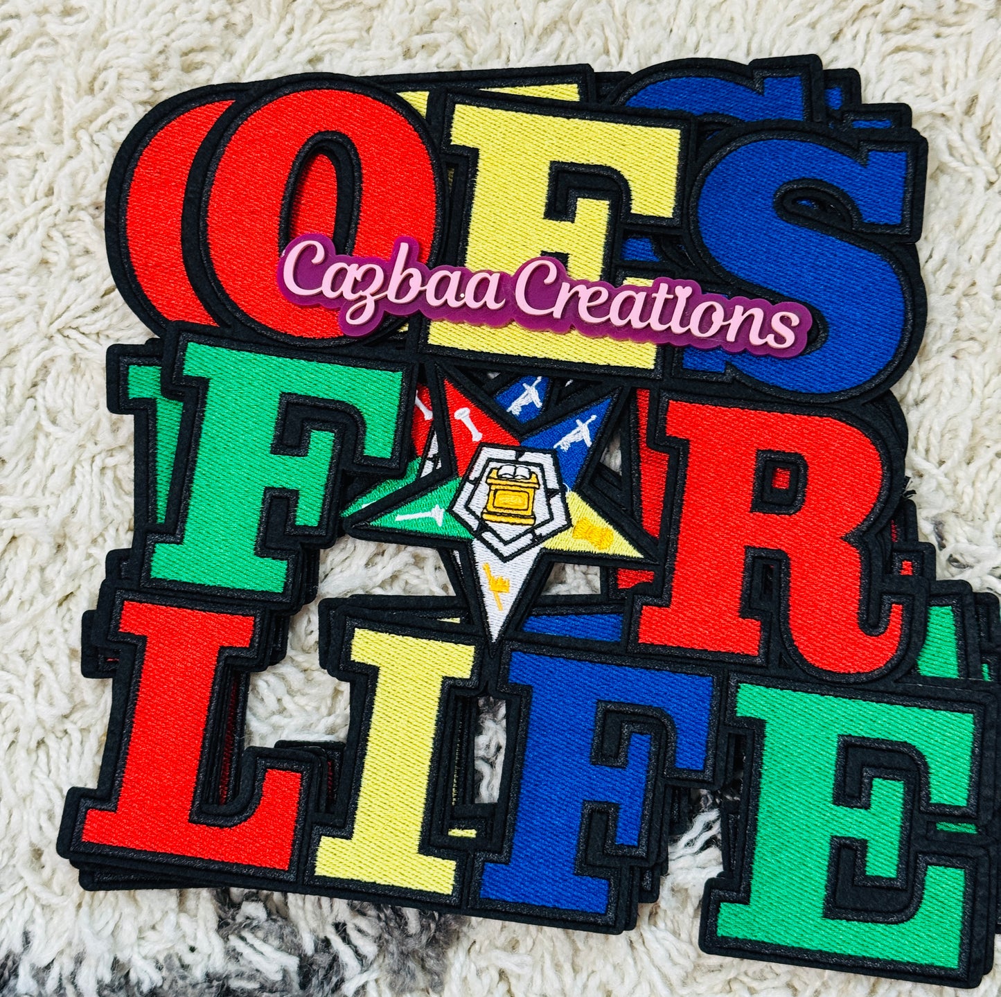 OES for Life Embroidery patch