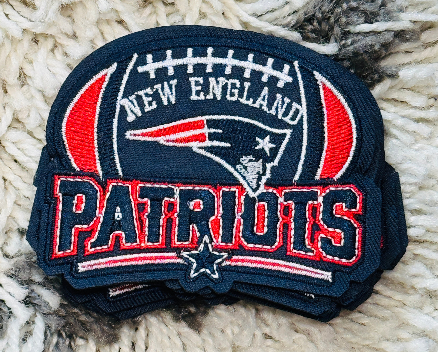Football Fan Embroidered Patch | Sports Inspired Patch | Game Day Patch | Embroidered Fan Gear Accessory | Football Lover Gift
