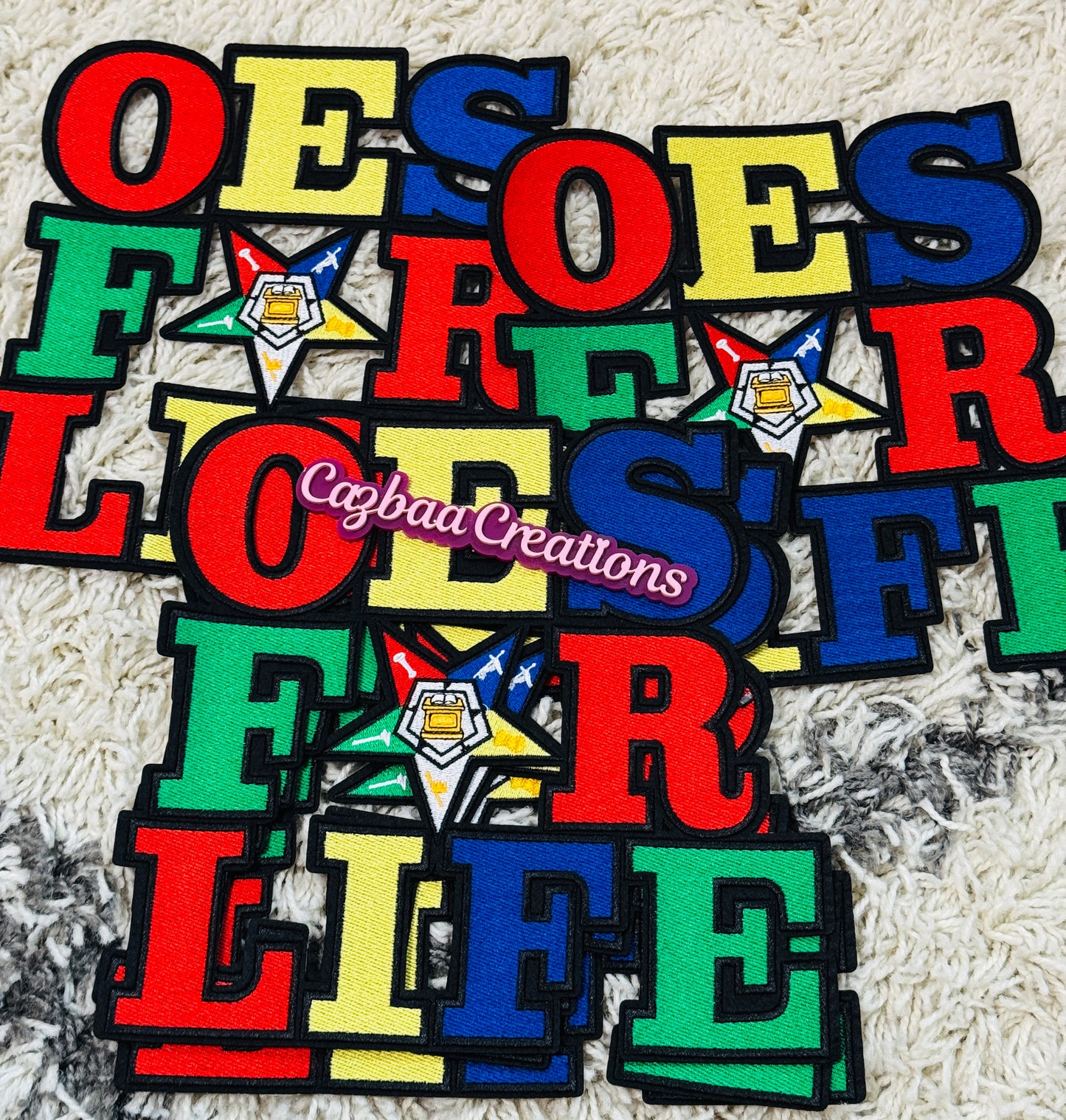OES for Life Embroidery patch