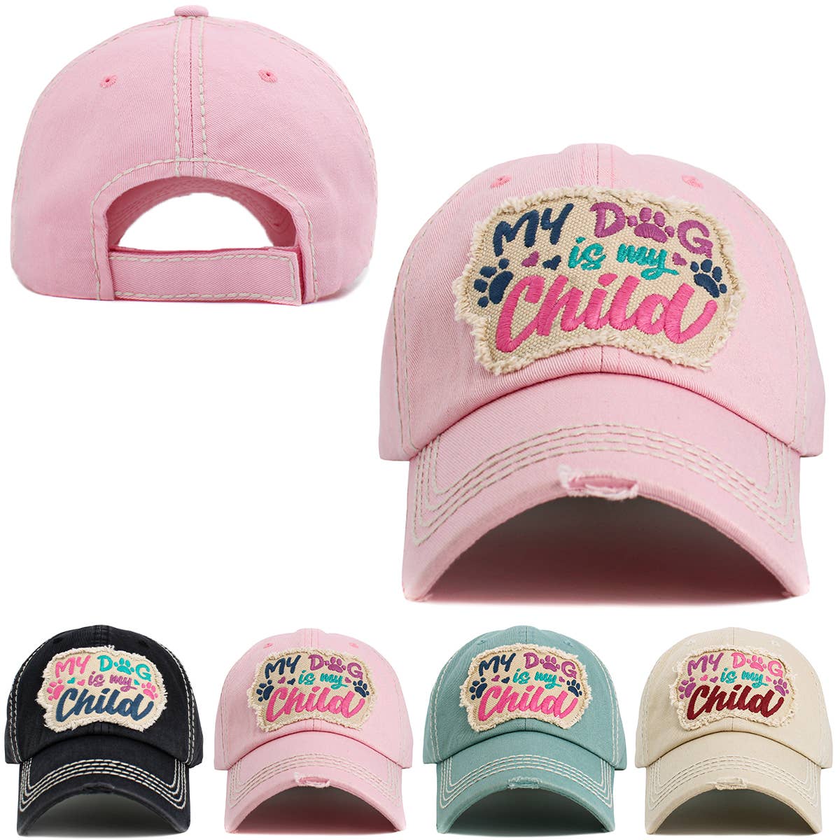 My Dog Child Vintage Ballcap