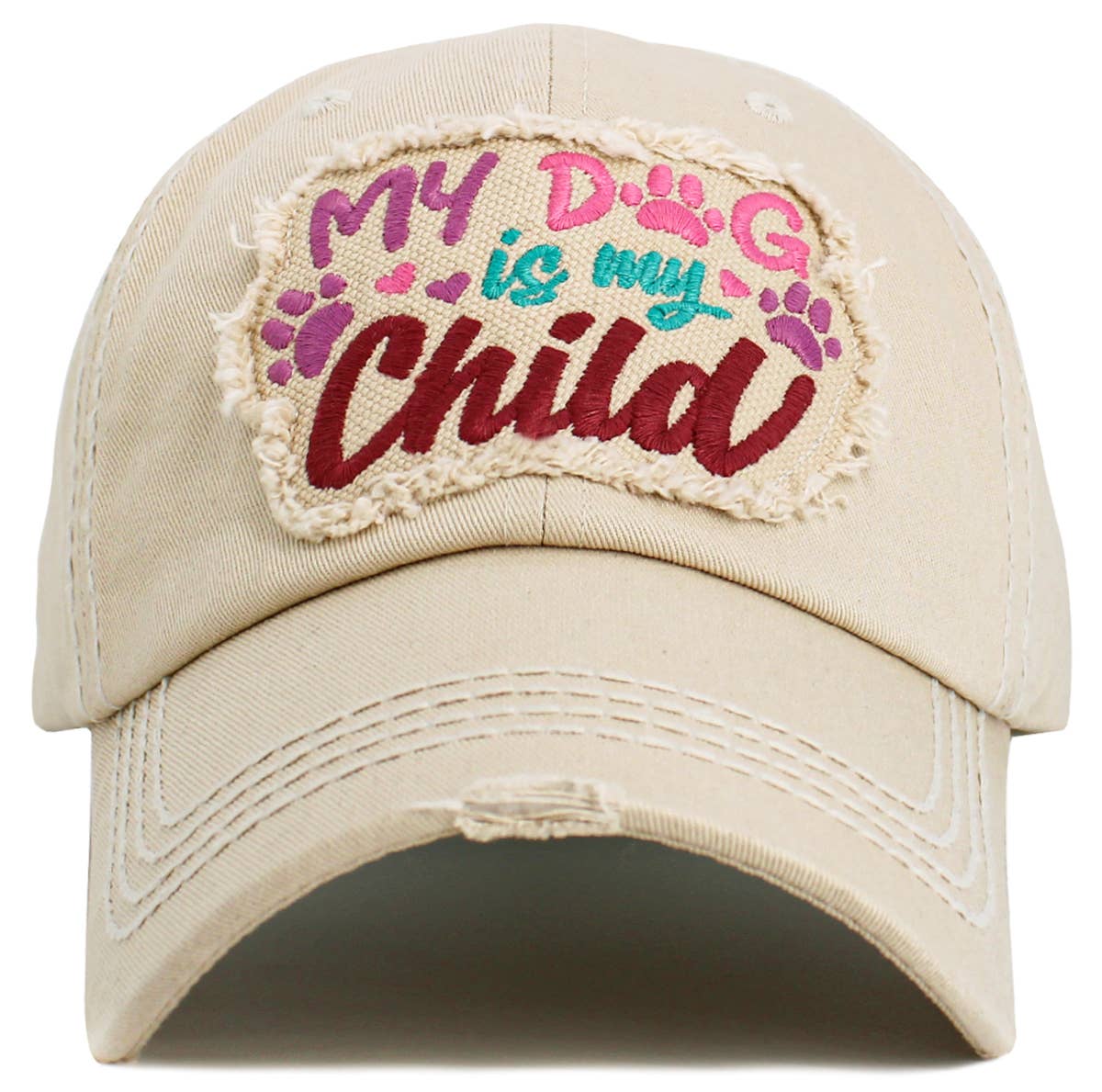 My Dog Child Vintage Ballcap