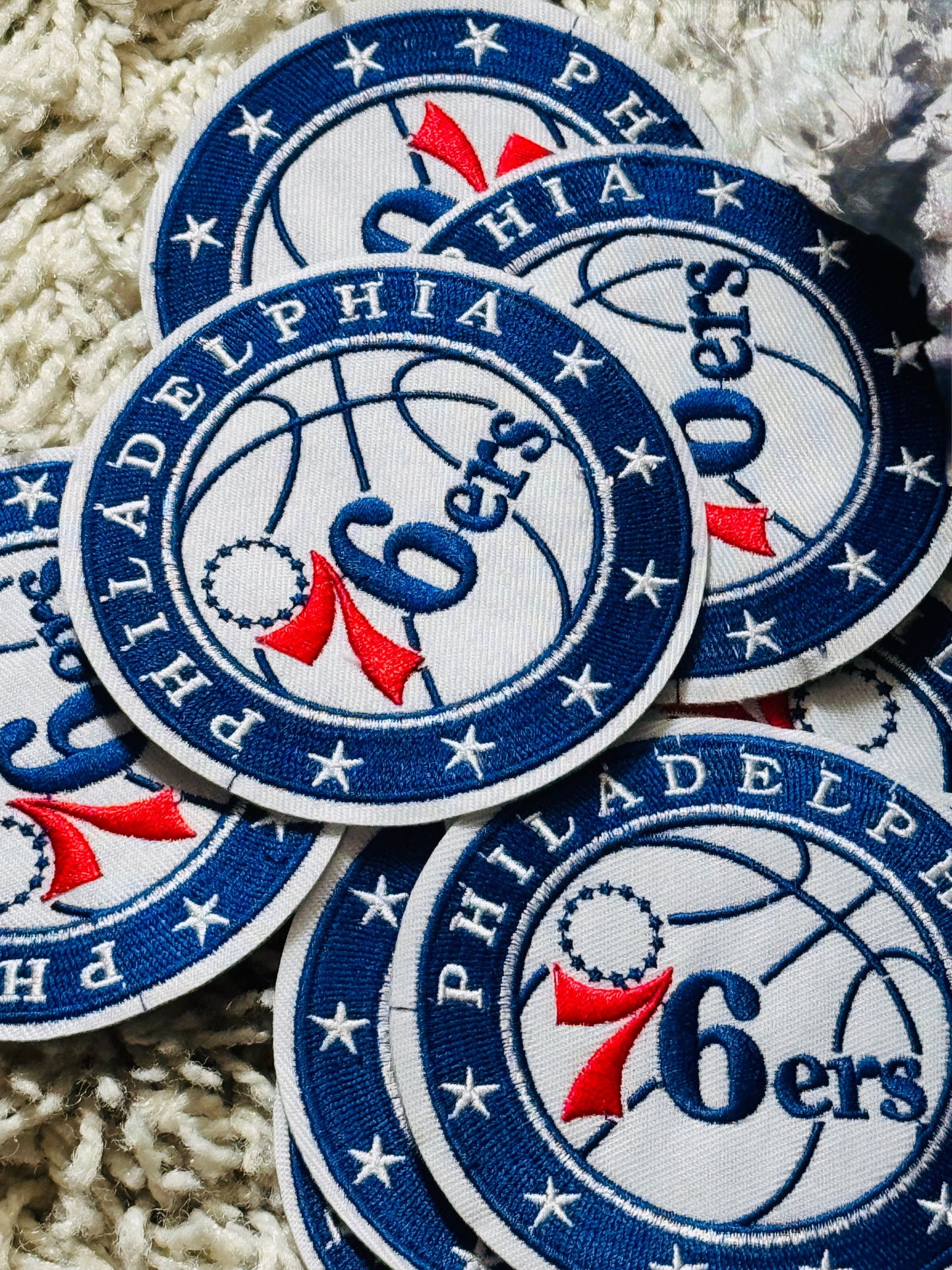 🏀 Philadelphia 76ers Patch Embroidery Patch, Philadelphia sports, team, basketball