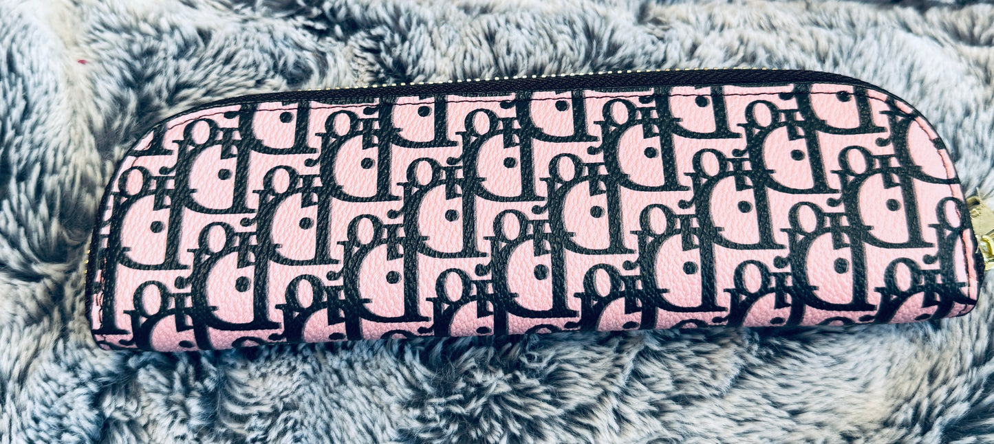 Designer Inspired Pencil Cases, contents not included