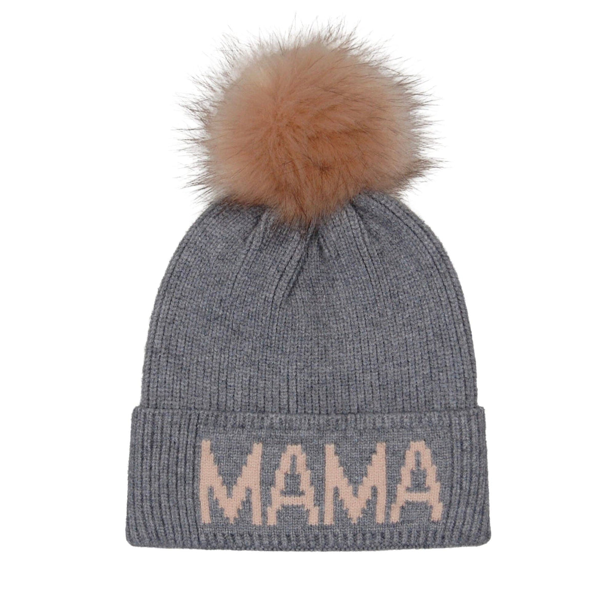 Nana Mama Mini PomPom Knit Beanie | Matching Family Winter Hats | HatPhile