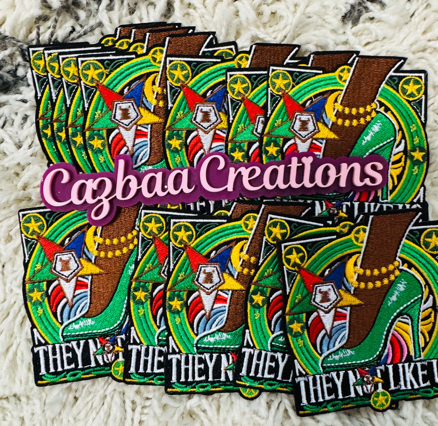 OES They not like us embroidery patch, DOI, SISTAR