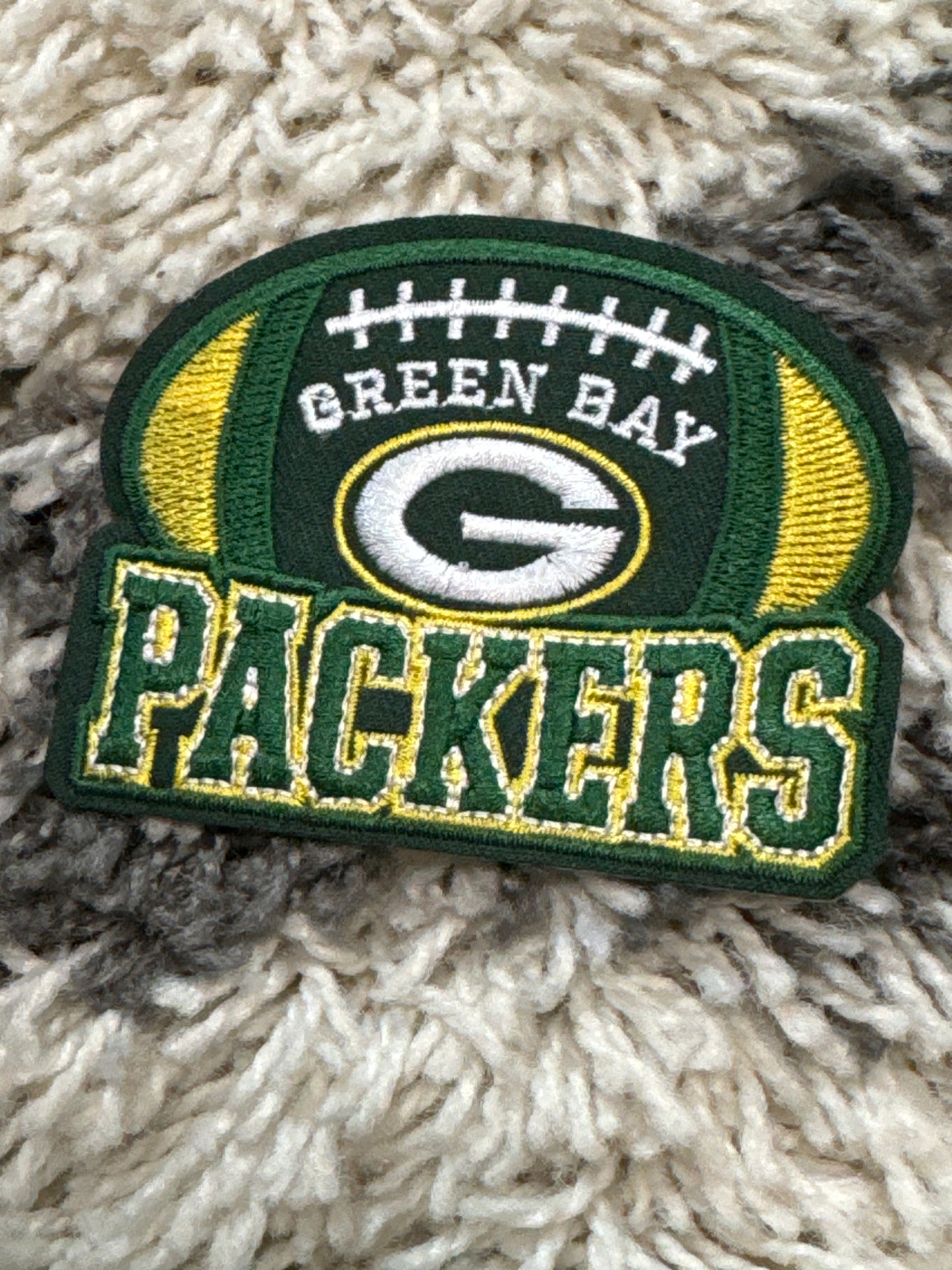 Football Fan Embroidered Patch | Sports Inspired Patch | Game Day Patch | Embroidered Fan Gear Accessory | Football Lover Gift