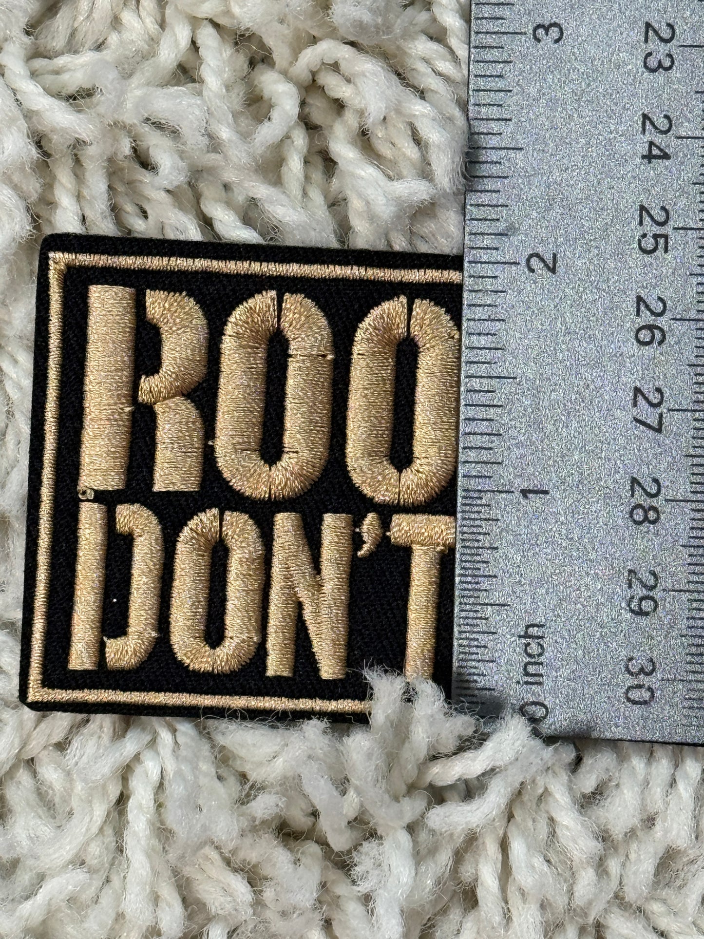 Roots don’t lie embroidery patch