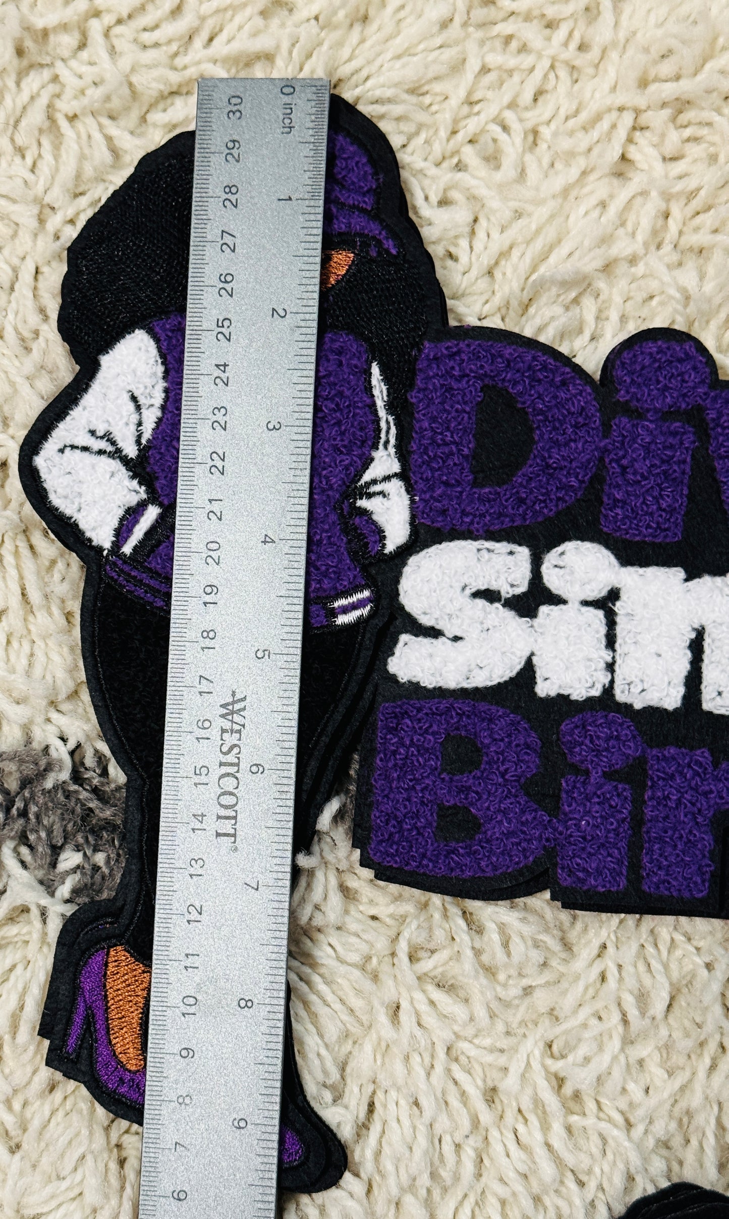Diva since birth, chenille style, various sizes