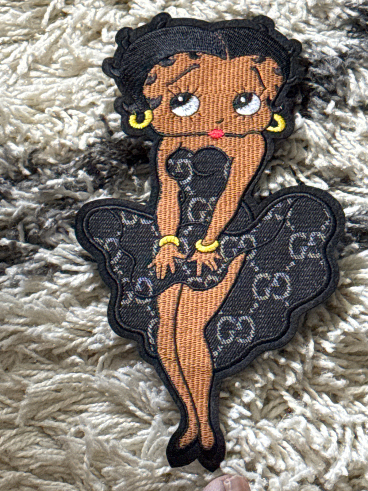 Betty Boop Inspired embroidery patches