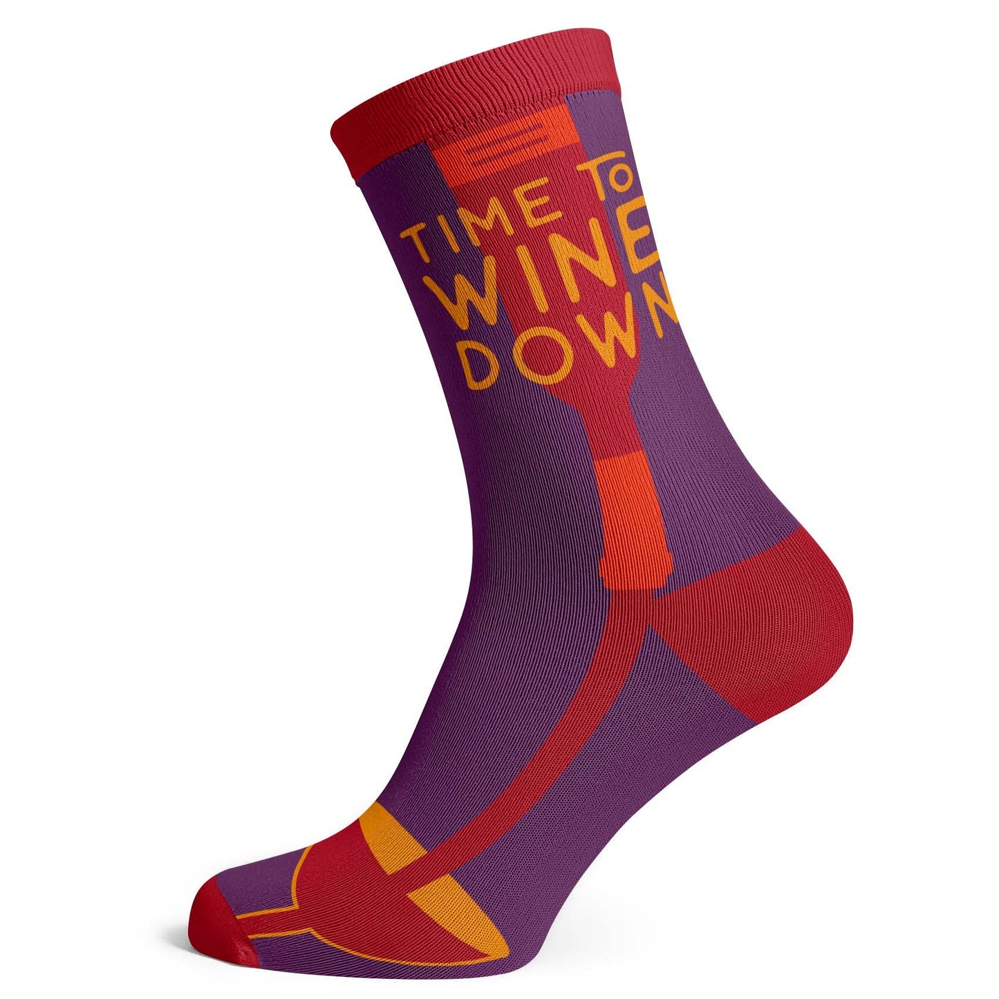 Time To Wine Down Socks