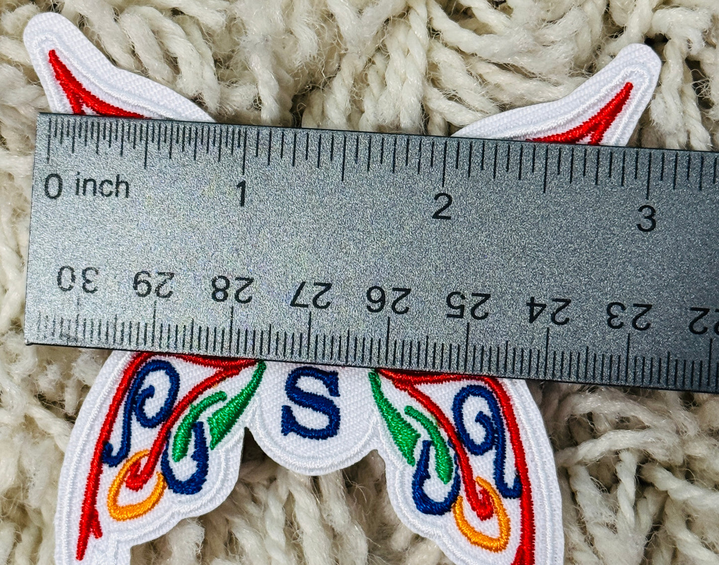OES Butterfly embroidery patch, SISTAR, DOI