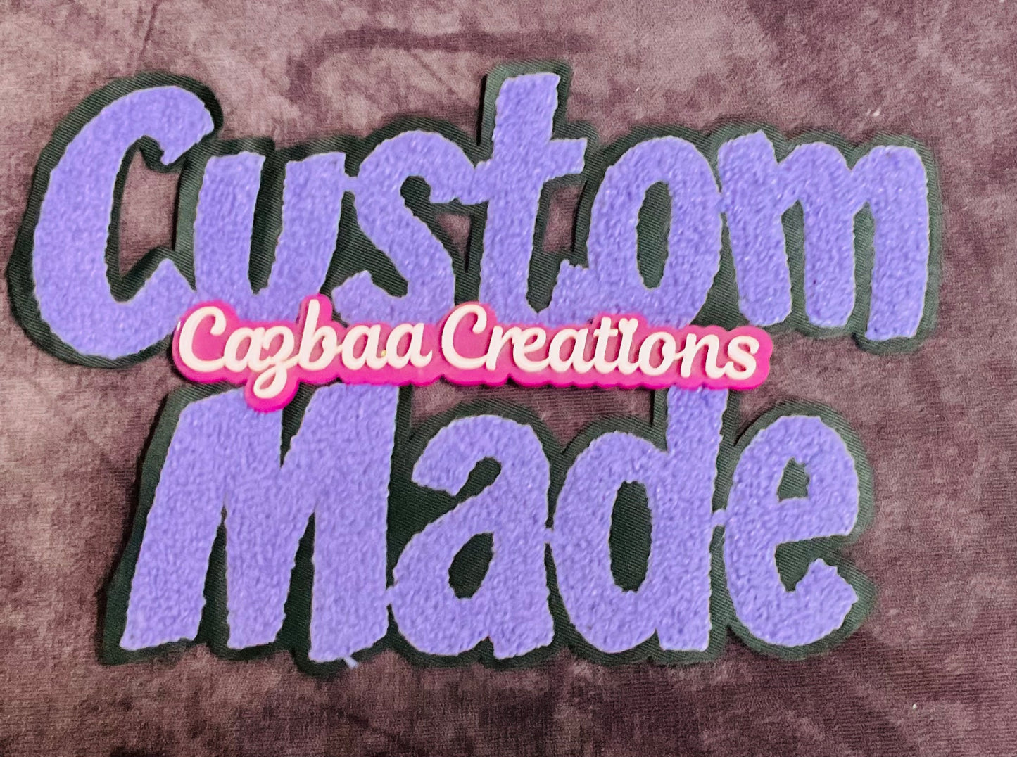 Custom Made Chenille Large Embroidery Patch,