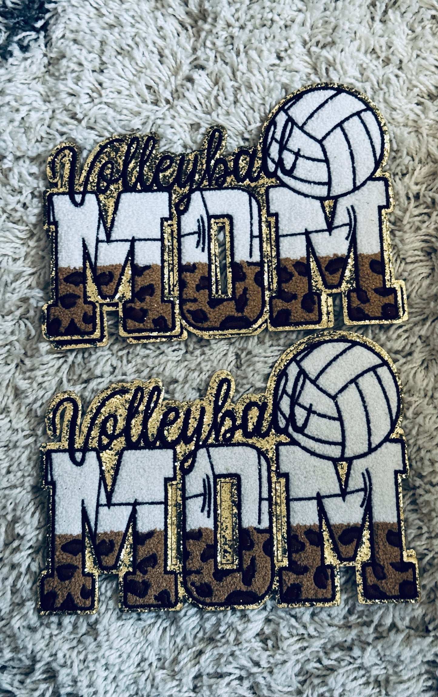 Volleyball Mom Chenille patch