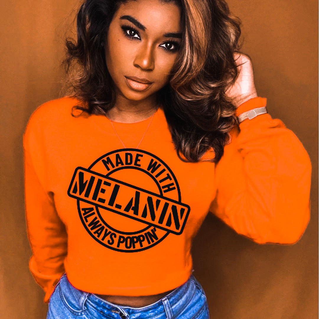 Made with Melanin - Always Popping  shirt