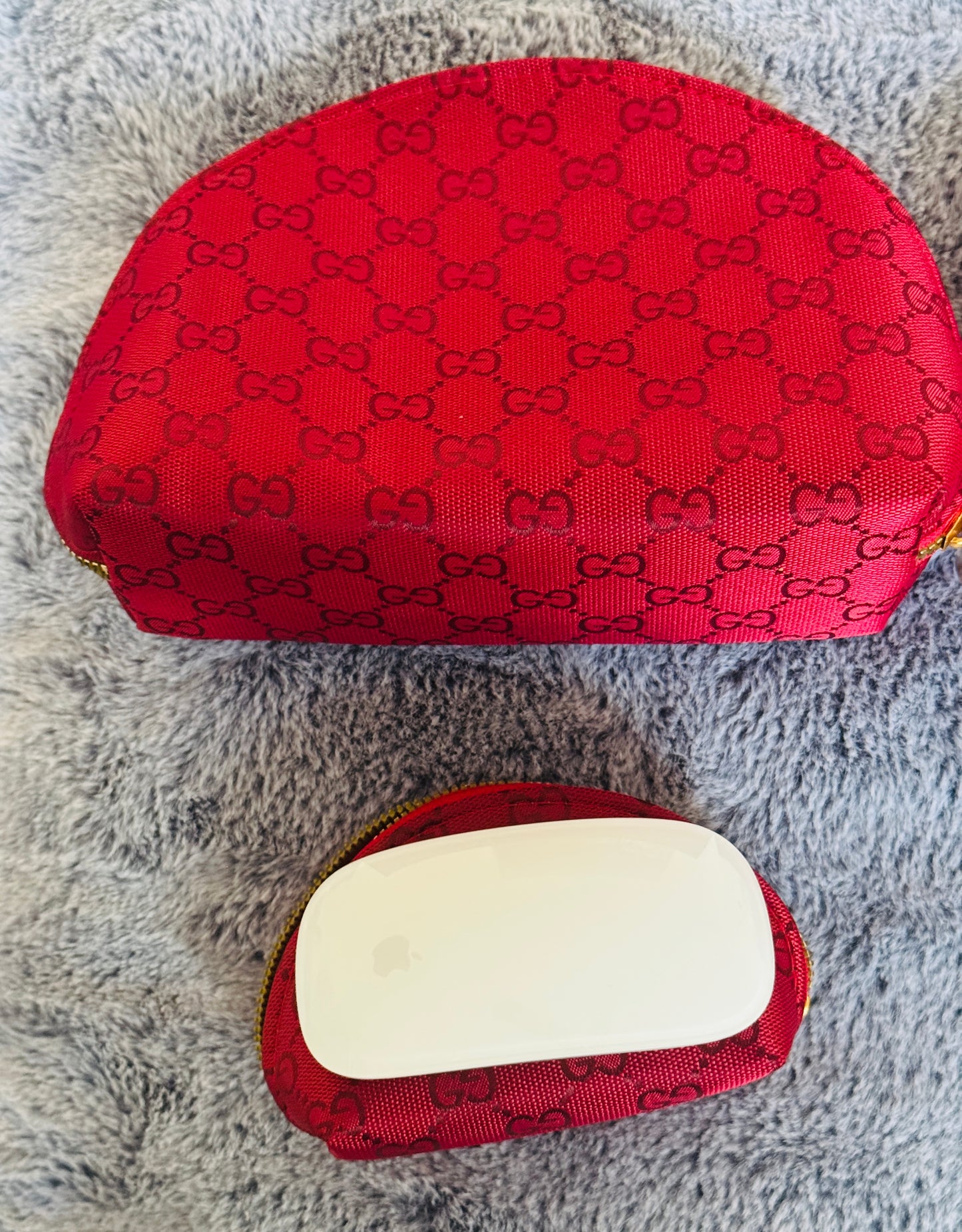 Red GG Cosmetic bag