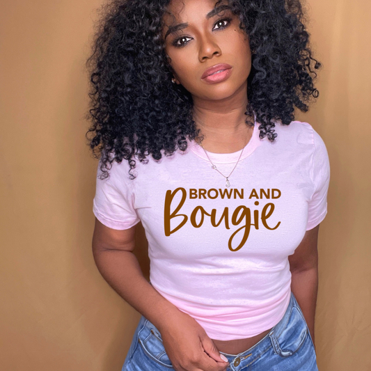 Brown and Bougie shirt