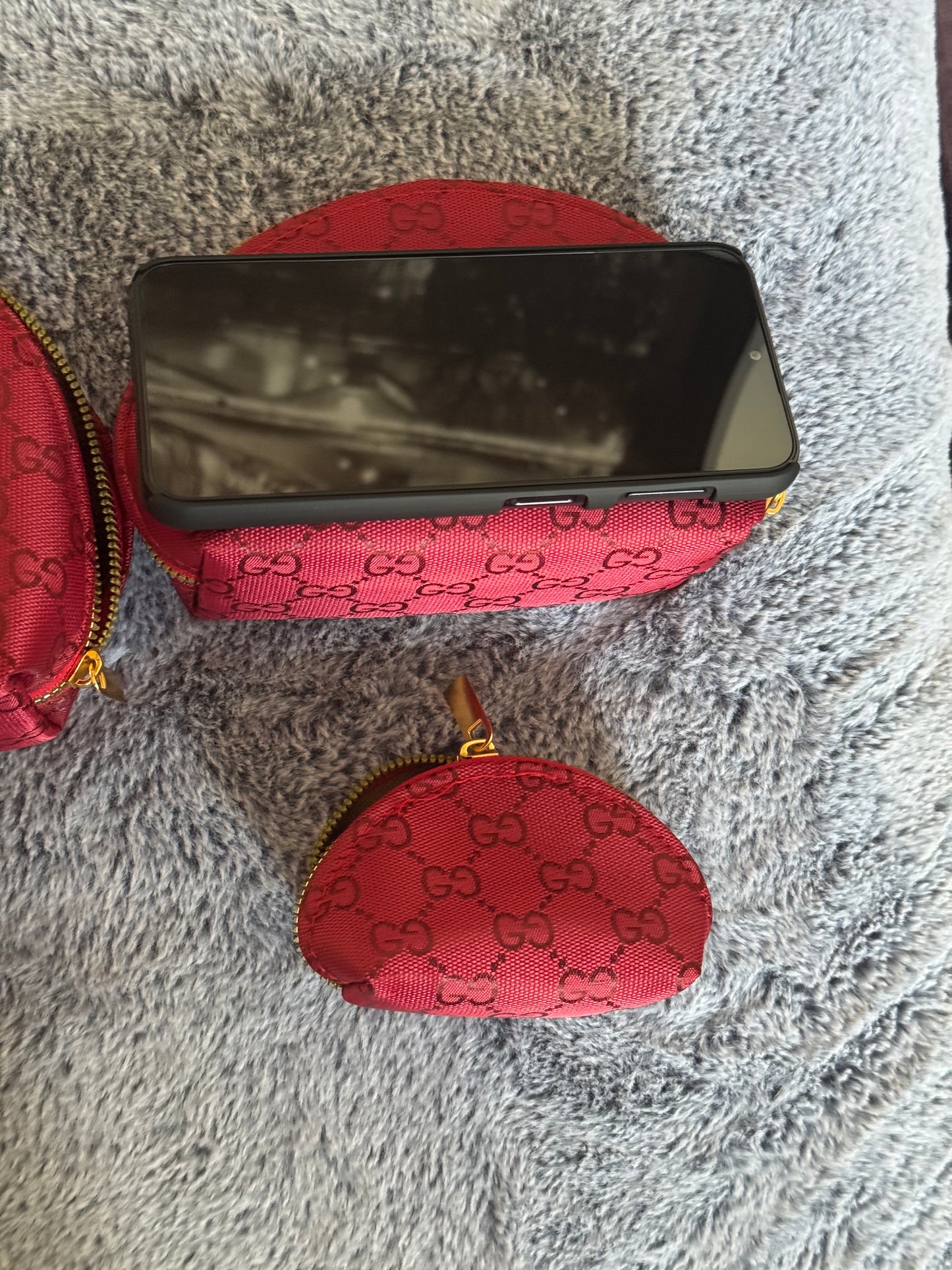 Red GG Cosmetic bag