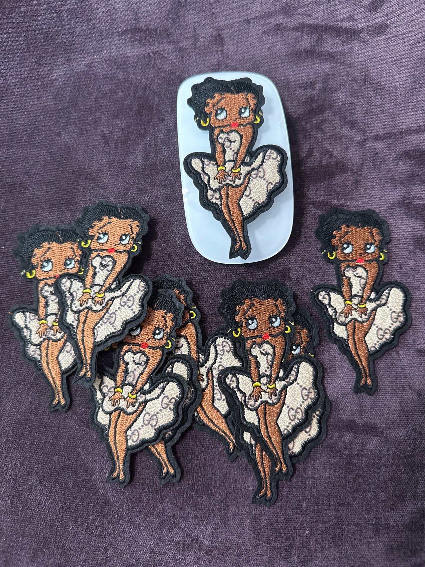 Date night Betty faux patch