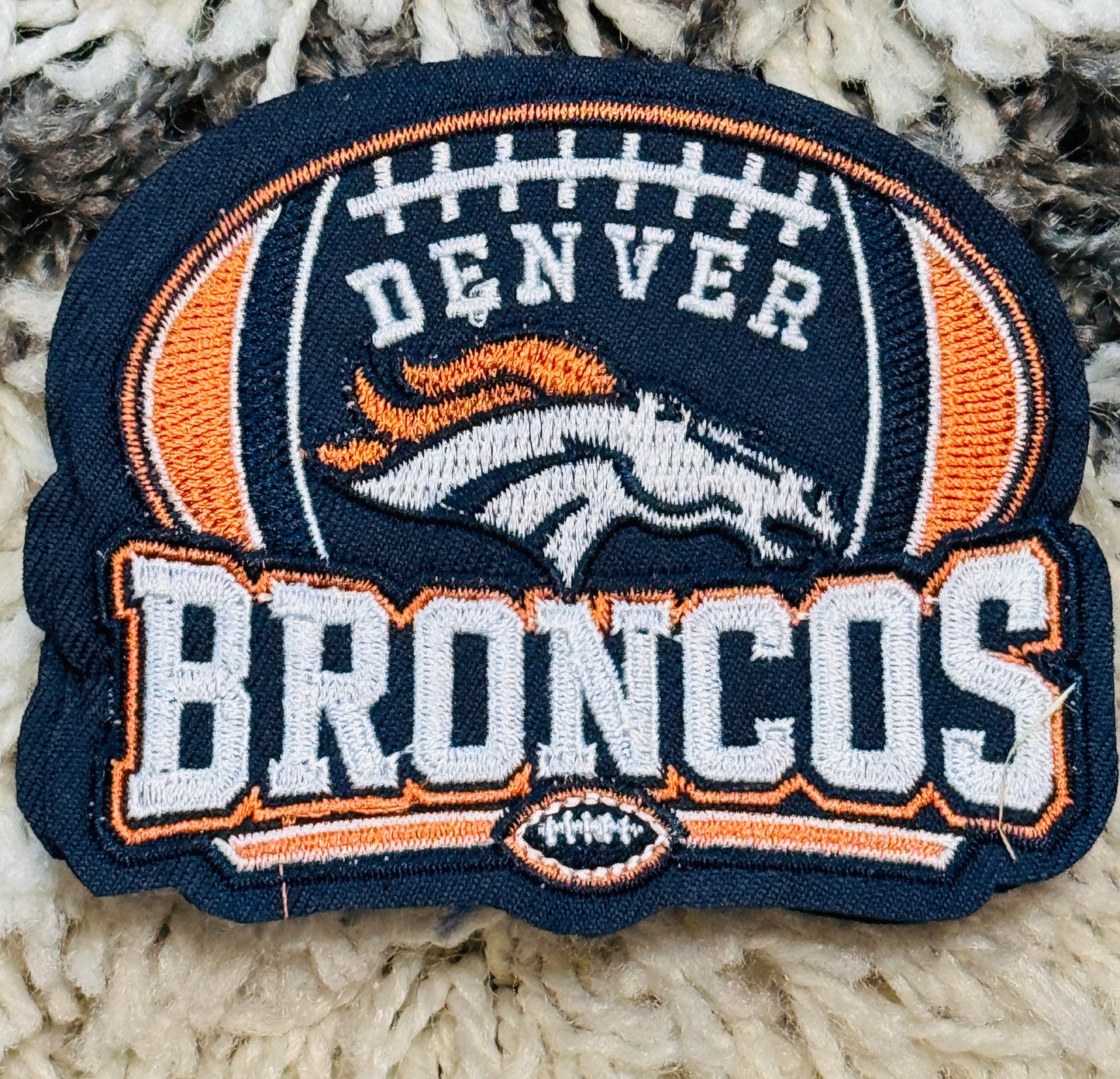 Football Fan Embroidered Patch | Sports Inspired Patch | Game Day Patch | Embroidered Fan Gear Accessory | Football Lover Gift