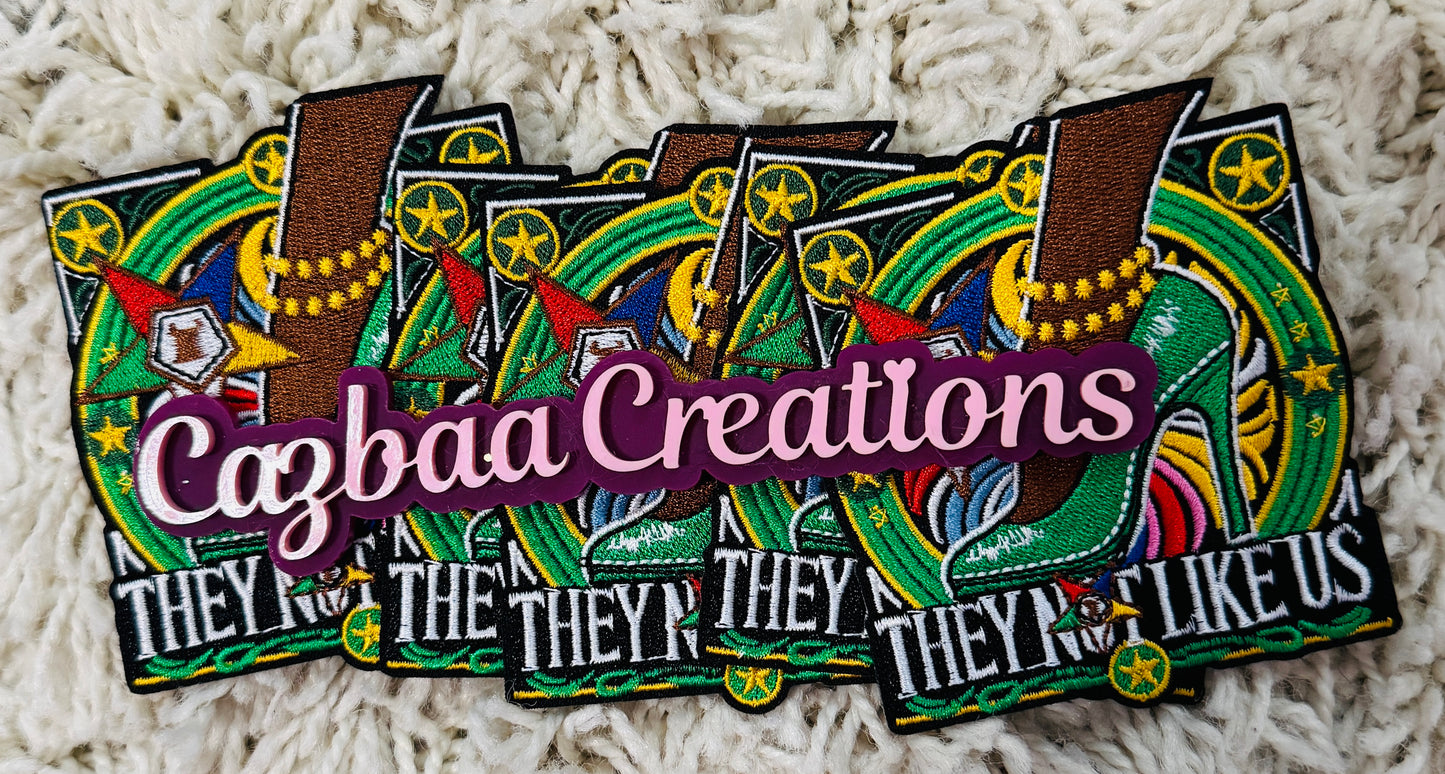 OES They not like us embroidery patch, DOI, SISTAR