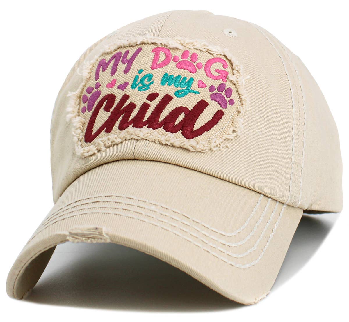 My Dog Child Vintage Ballcap