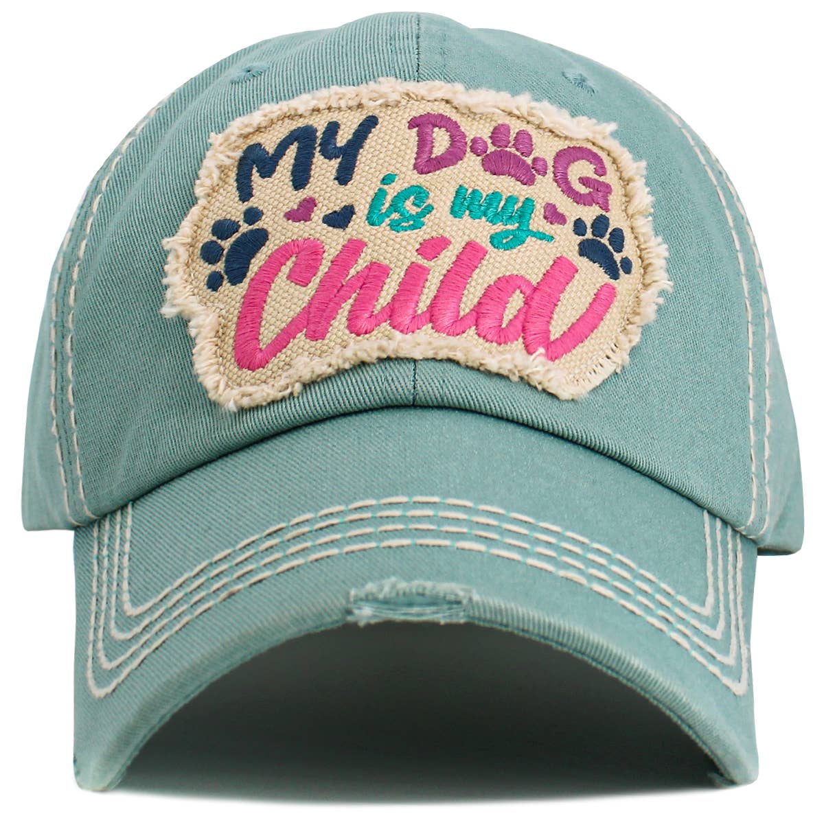 My Dog Child Vintage Ballcap