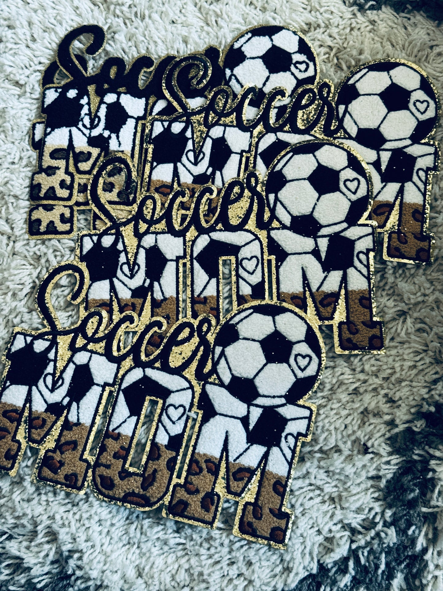 Soccer Mom Chenille patch
