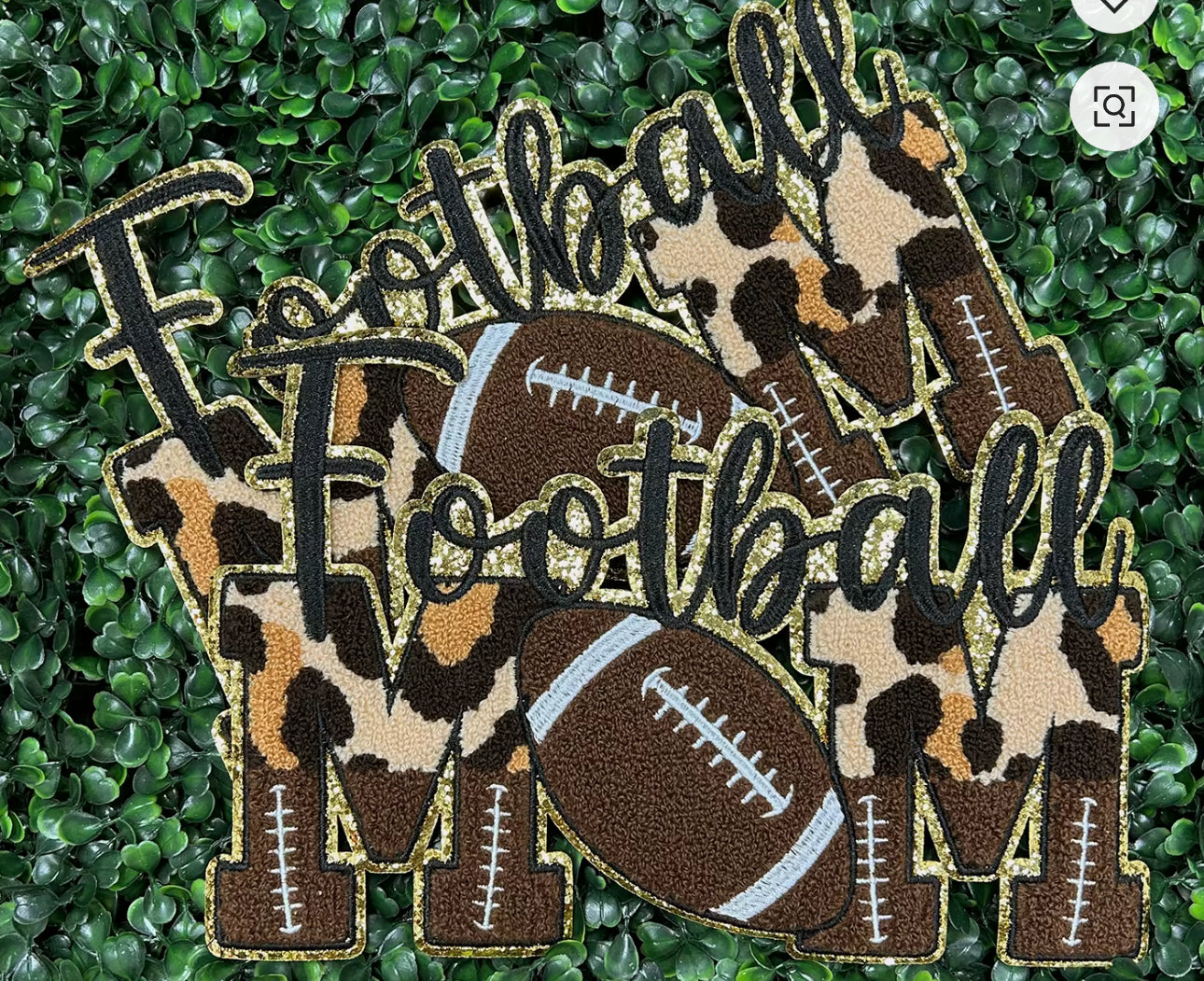 Football Mom Chenille patch