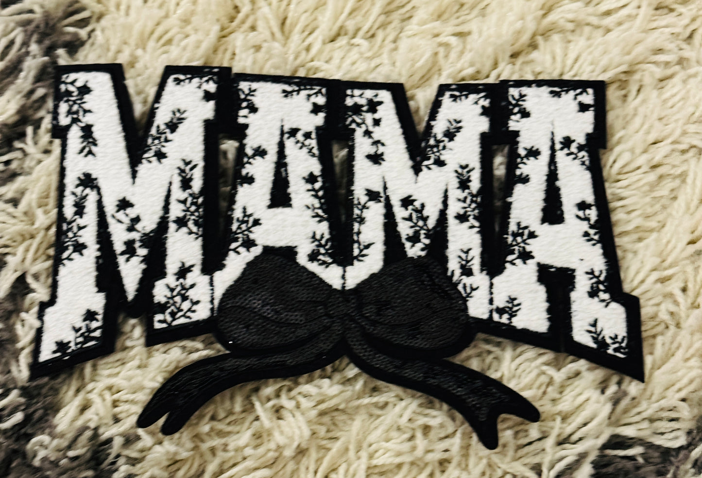 MAMA Chenille embroidery Patch