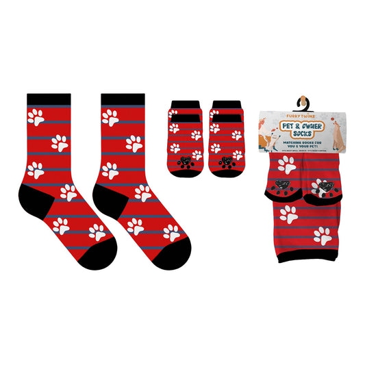 Matching Pet & Human Fun Socks - Pawmerica