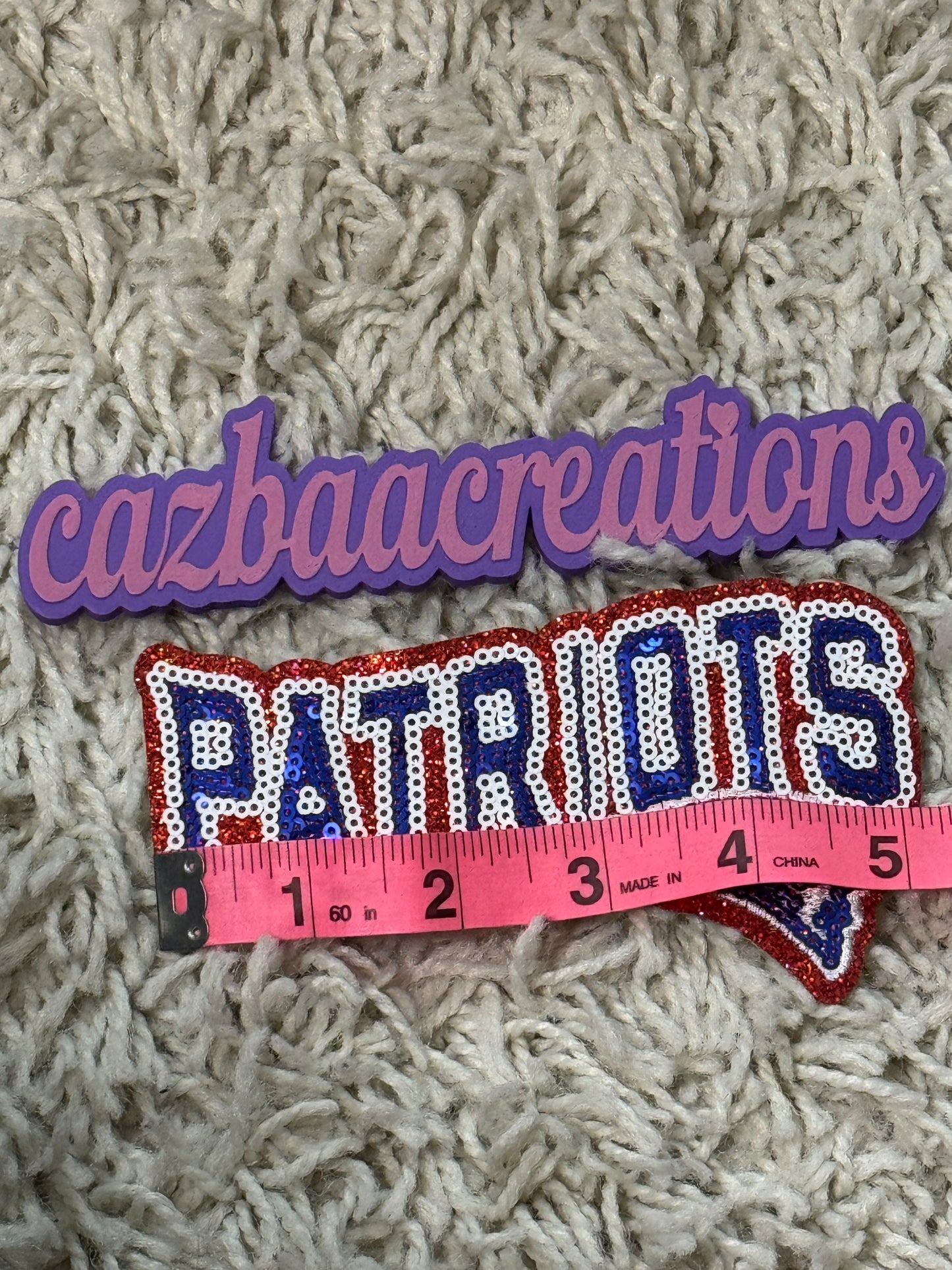 New England Patriots Sequins patch