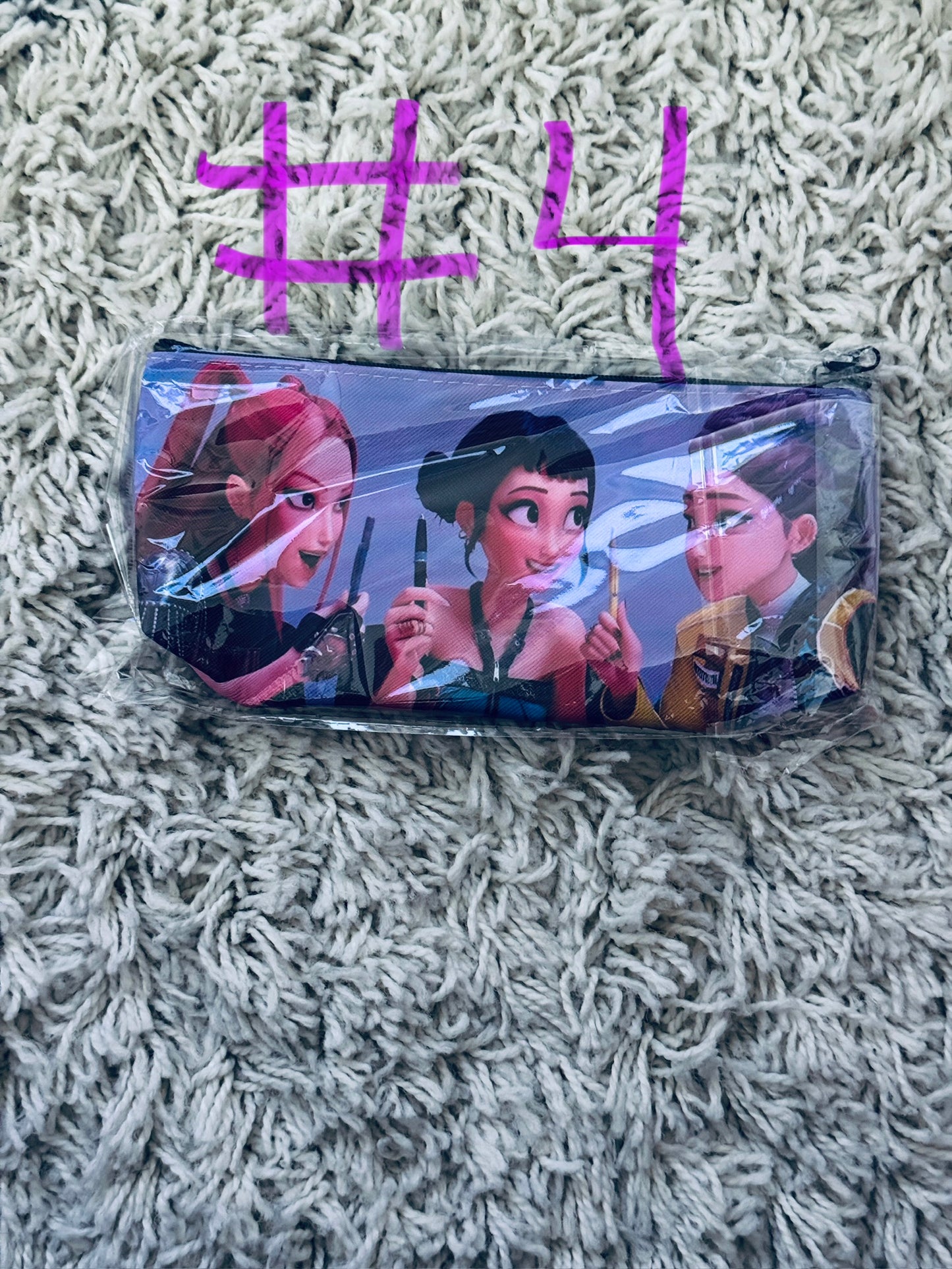 Demon Hunter Inspired Pencil or cosmetic bag, cosplay