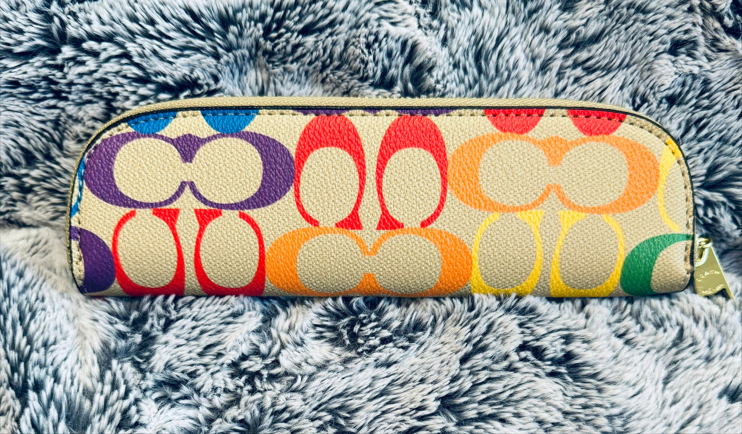 Designer Inspired Pencil Cases, contents not included